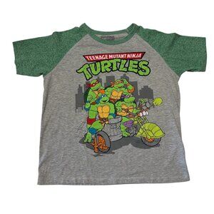 Nickelodeon Teenage Mutant Ninja Turtles Men's XL S/S T-Shirt Top TMNT Green